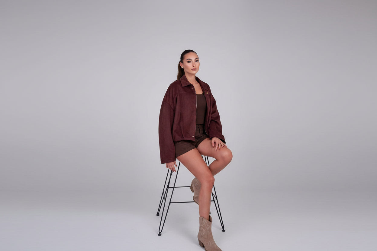 Brownie Suede Jacket