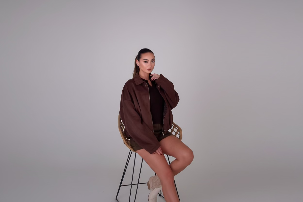 Brownie Suede Jacket